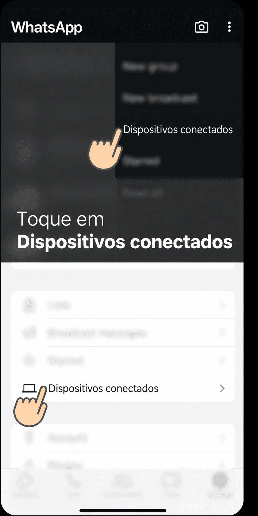 Abre Dispositivos vinculados